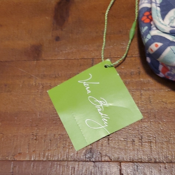 Vera Bradley Blue and Red Floral Mini Bag - Picture 2 of 6